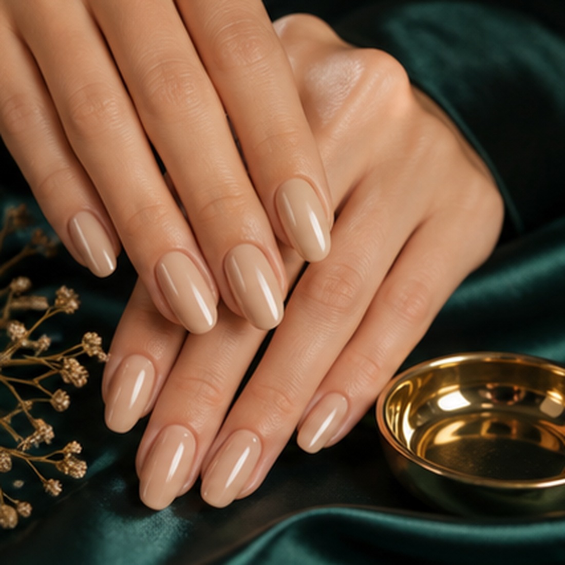 Signature nude manicure at Goderich Nails & Wellness Spa